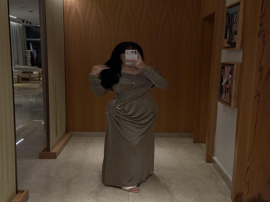 فستان ماسك استرتش كسرات