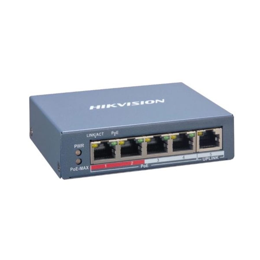Hikvision 4 Port Fast Ethernet Switch POE