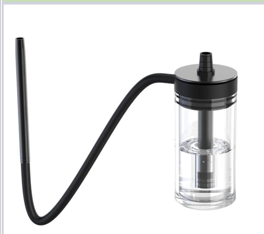 Multi-purpose office glass hookah - Model Compact Pro