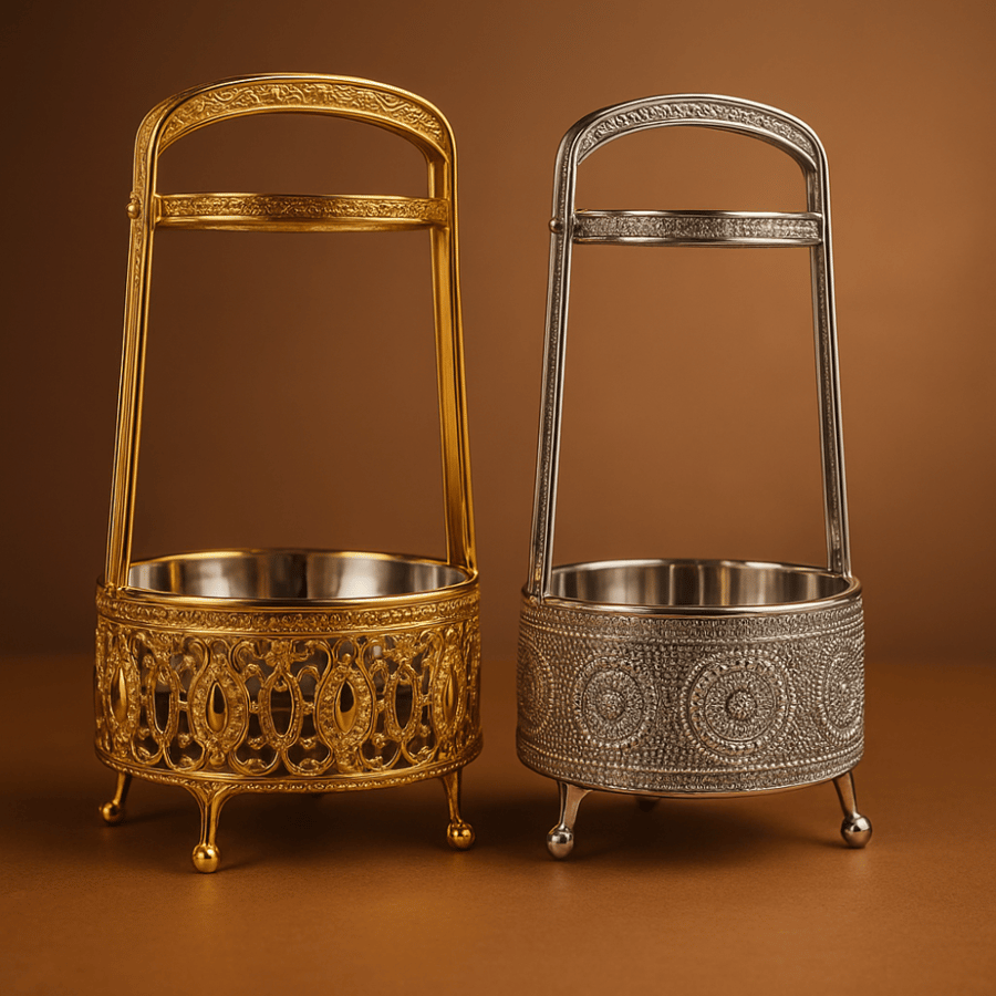 Decorative luxury coal carrier – Elegant metal design