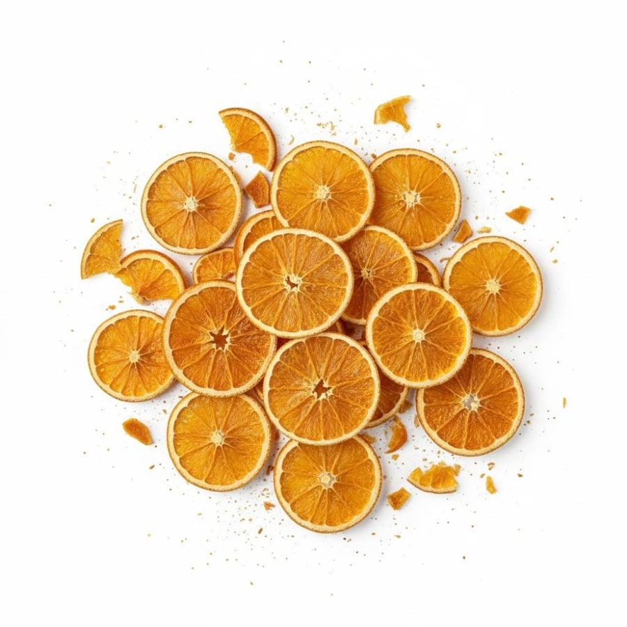 Slices of natural dried orange