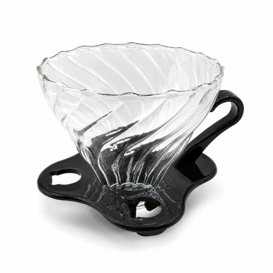 قمع V60 قاعدة سوداء