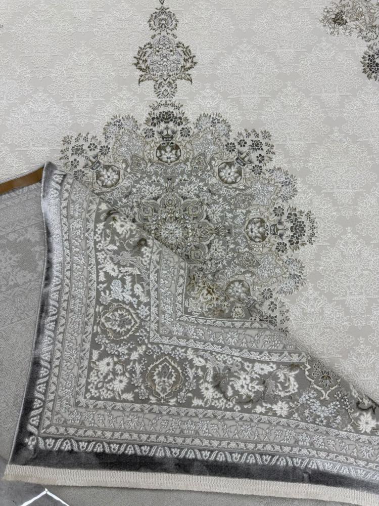 سجاد نيو كلاسيك نرجس نقشة 73 رمادي