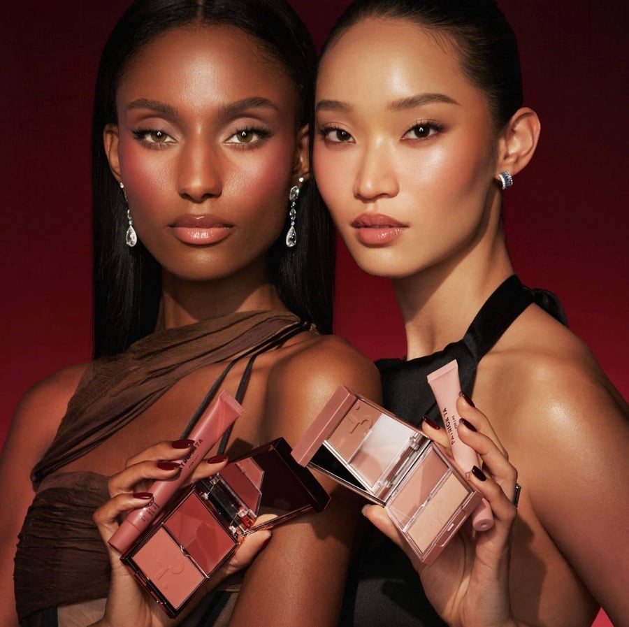 PATRICK TA  Major Headlines Double-Take Crème & Powder Blush Duo & Lip Balm Makeup Gift Set