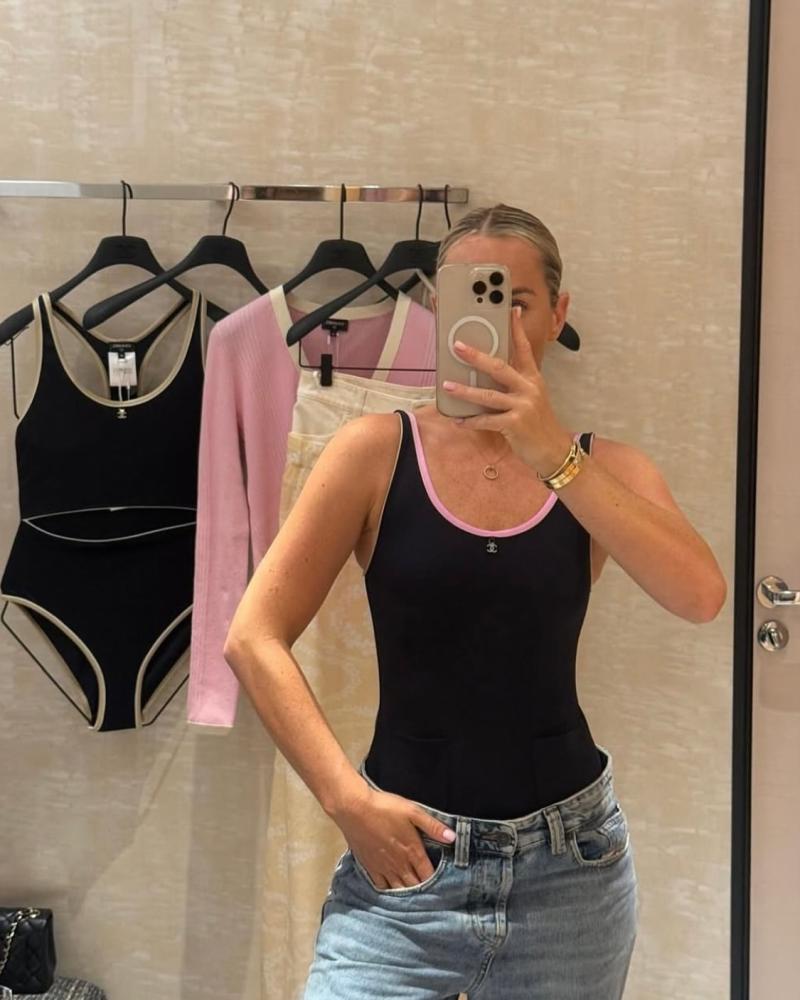 مايوه شانيل كوكو بيتش  2025 Chanel Coco Beach Swimsuit