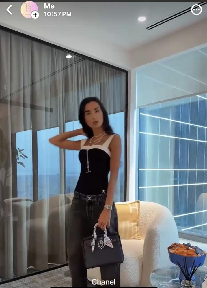 2026 Chanel coco beach black whit swimsuit مايوه شانيل أسود  كوكو بيتش
