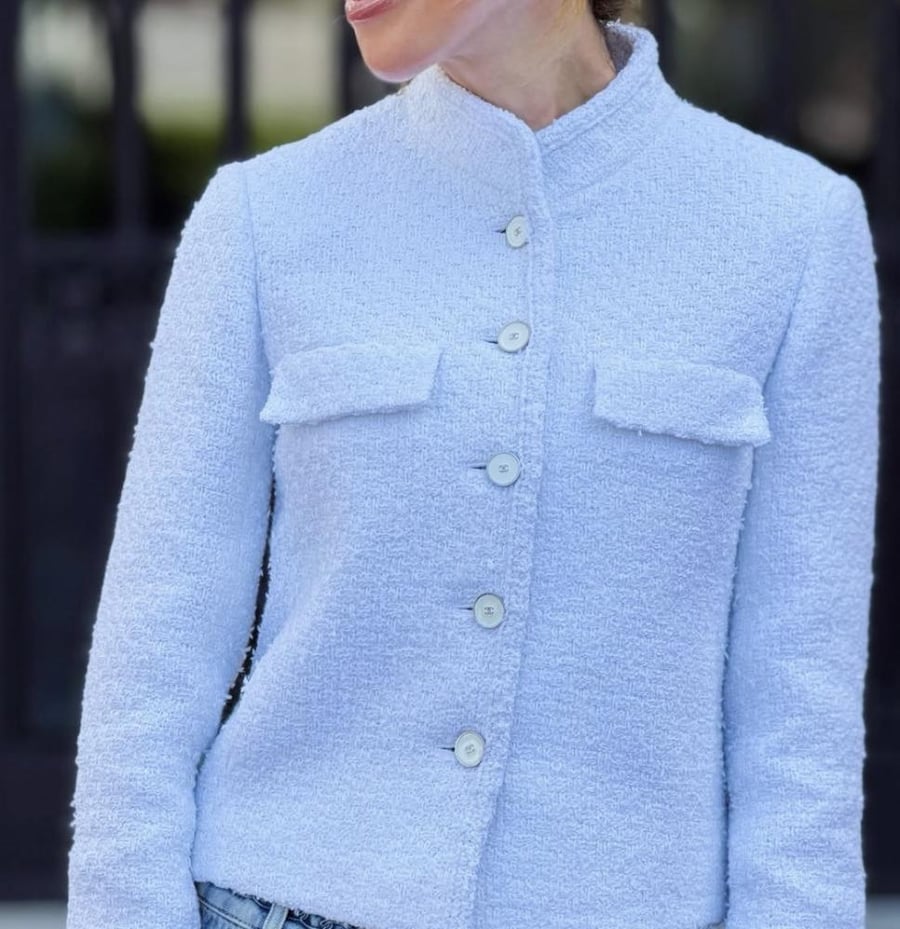 White Tweed Jacket 2026 سترة شانيل تويد ابيض Chanel Spring-Summer 2026