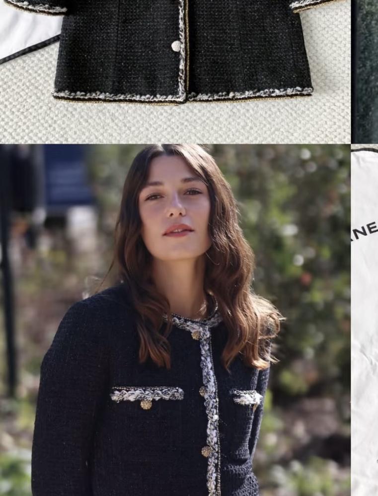 Chanel Coat in cotton tweed SANDS FERFETCH 2025 معطف شانيل تويد OUNASS