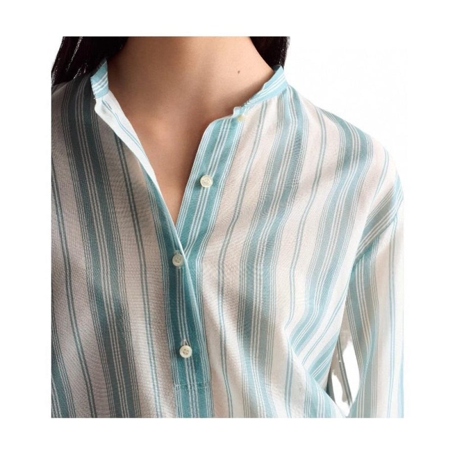 2025 Dior Dioriviera Long Blouse بلوزة ديور يوريفيرا طويله مخطط أخضر