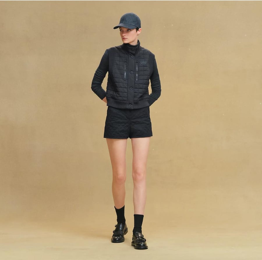 Hermes Quilted sleeveless bomber jacket 2025 جيليه إيرميز بومبر مبطن