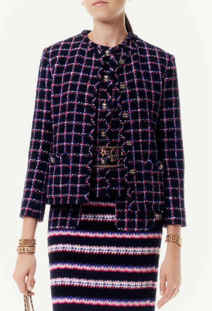 2024 Chanel Cotton Tweed Jacket