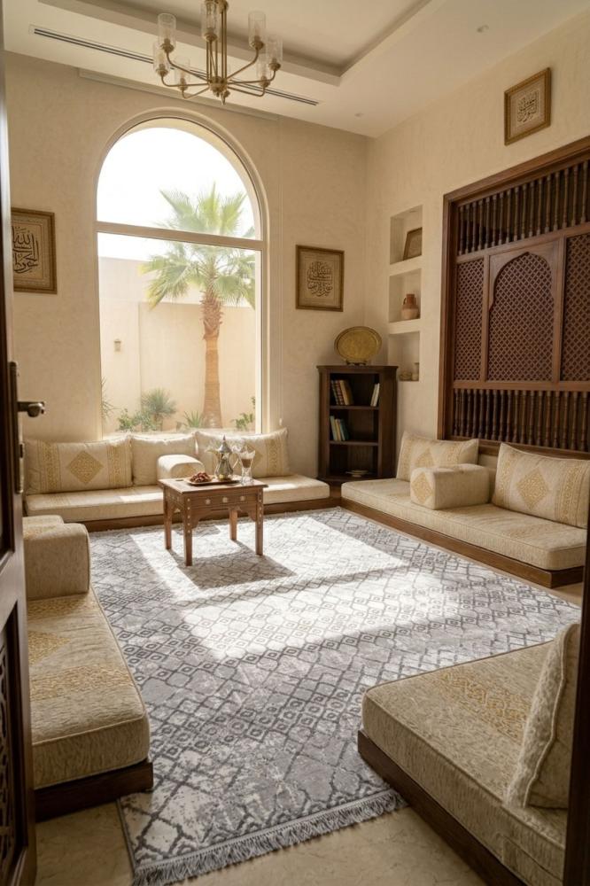 سجاد مودرن (عالية NU0633) - رصاصي