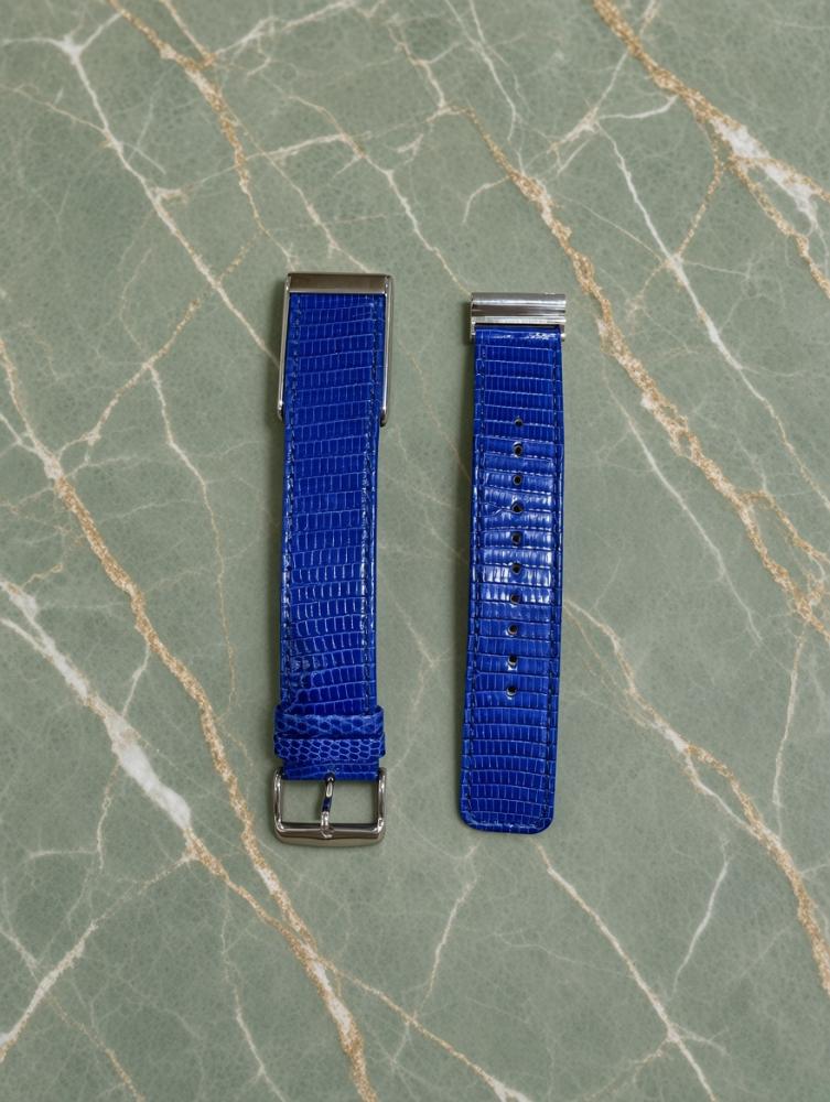LA CLÉ Lizard-Leather band — Cobalt Blue (WHOOP 5)