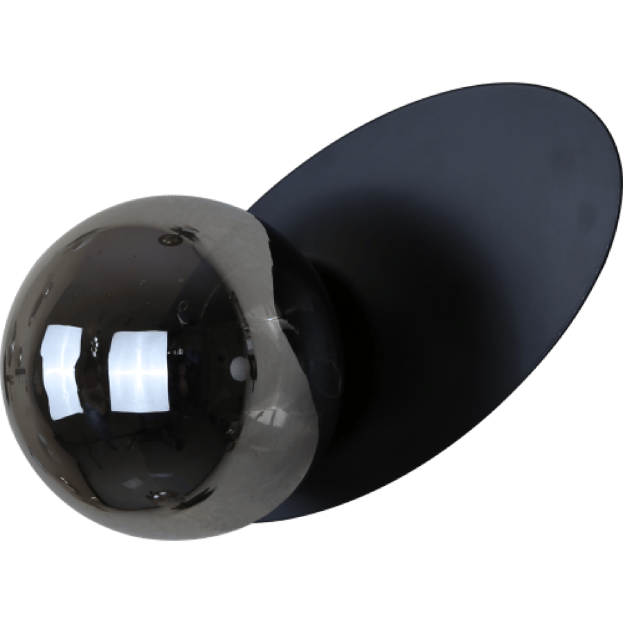 ابليك حائط جداري مودرن مفرد اسود E27*1L WA/C5835/1BK