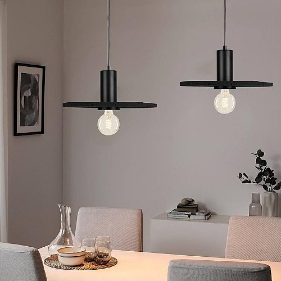 علاقي مودرن  2 متر  اسود E27*1L HA/D5994/280BK