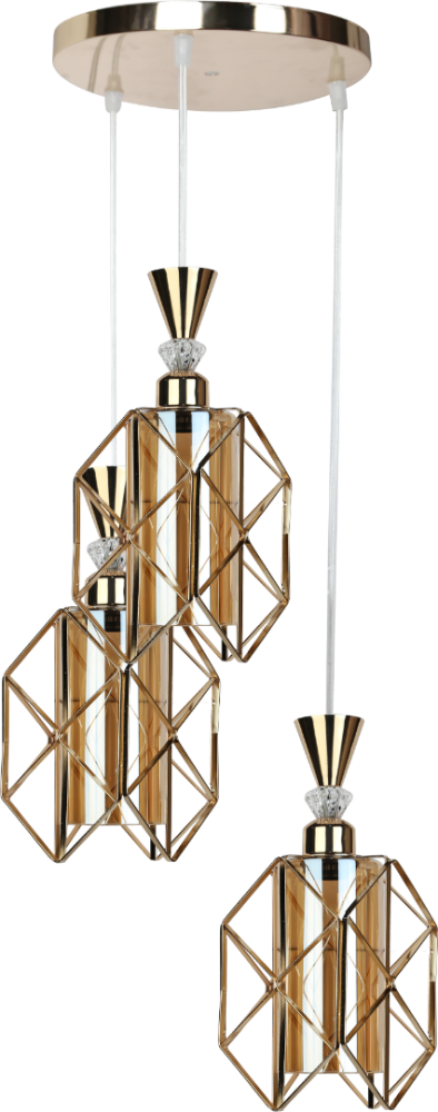 علاقي مودرن ثلاثي ذهبي E27*3L HA/C5792/3FGD