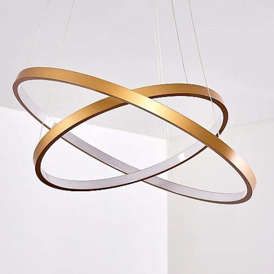 نجف مودرن ذهبي لون الانارة اصفر400*600 42 واط HA/C5680/40*60GD+WW