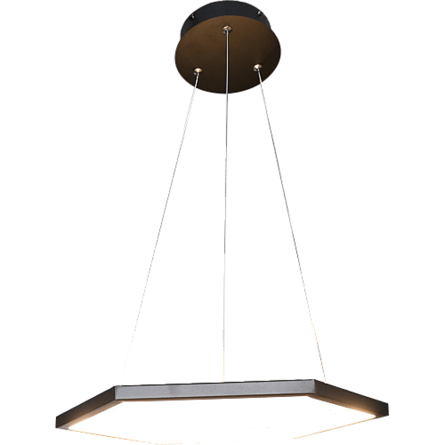 نجف مودرن اسود لون الانارة اصفر 20 واط مقاس 40 سم HA/C5576/40BK+WW