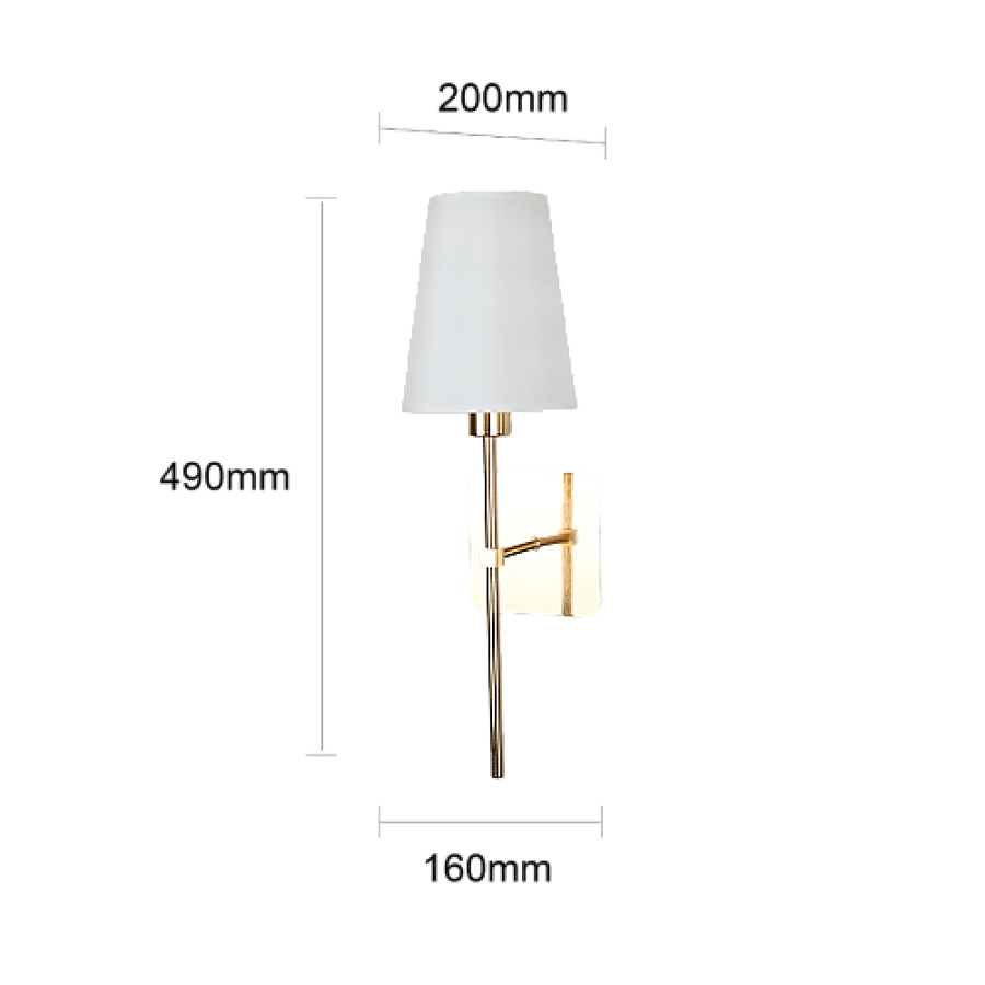 فانوس حديقة اسود 60 سم GU10 6225S/1/60CM+LAMP/BK