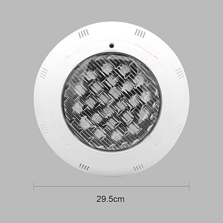 كشاف مسابح لطش ظاهر لون الانارة ملون 24 واط ريموت مقاوم للماء معيار IP68 9585A/24W/WH+RGB