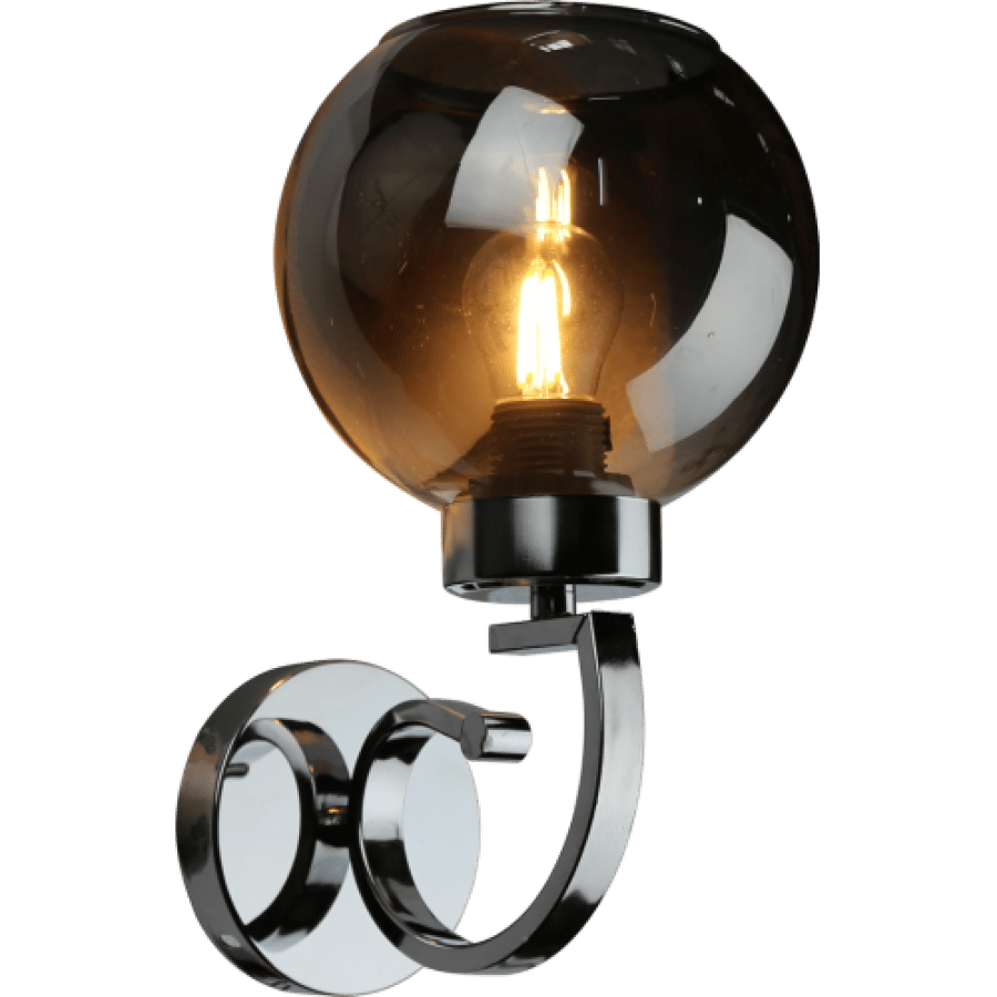 إضاءة ابليك حائط مودرن فضي E27*1L WA/D6056/1CH