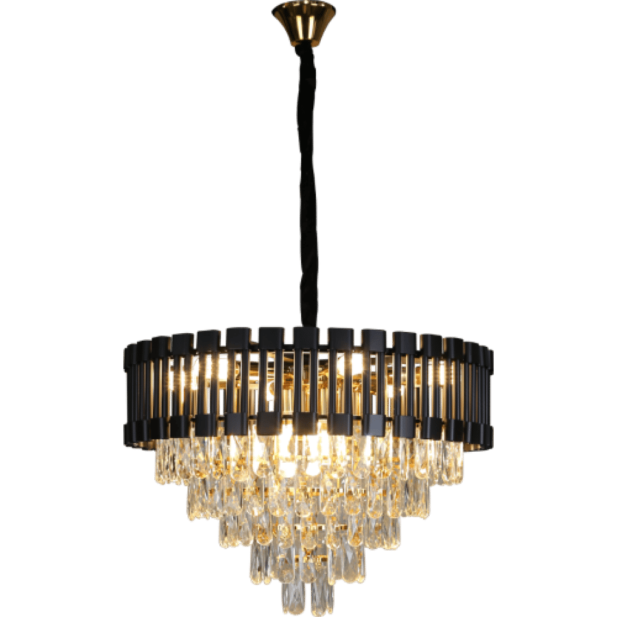 نجف مودرن غطاء اسود مع ذهبي E14*9L HA/D6260/600BK+GD