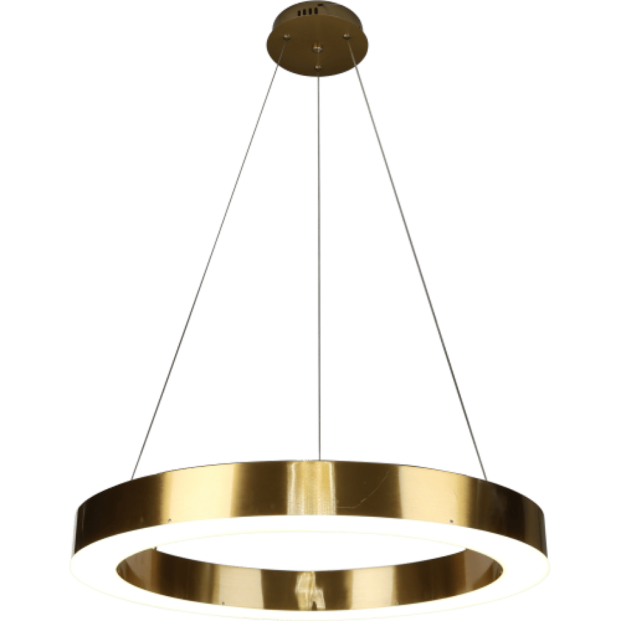 علاقي مودرن قاعدة واحدة زيتي لون الانارة اصفر 36 واط قطر 50 سم HA/C5577SDS/500CR+WW