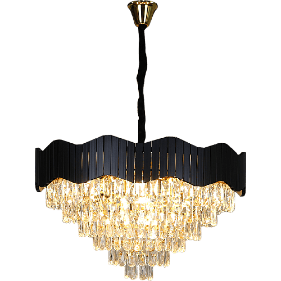 نجف مودرن غطاء اسود مع ذهبي E14*15L HA/D6261/800BK+GD