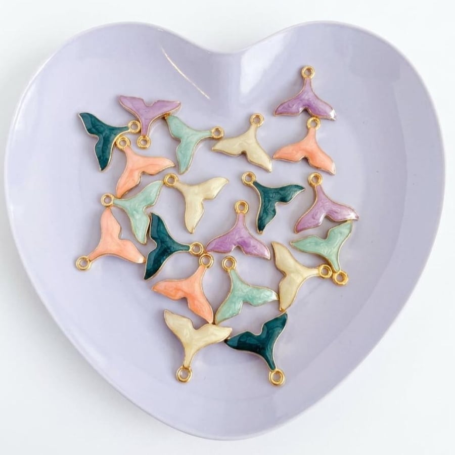 Mixed Color Mermaid Charm