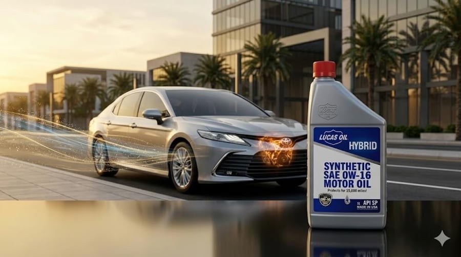 لوكاس زيت محرك تخليقي هايبرد 0W-16 الزيت أمريكي عالي الأداء لجميع السيارات