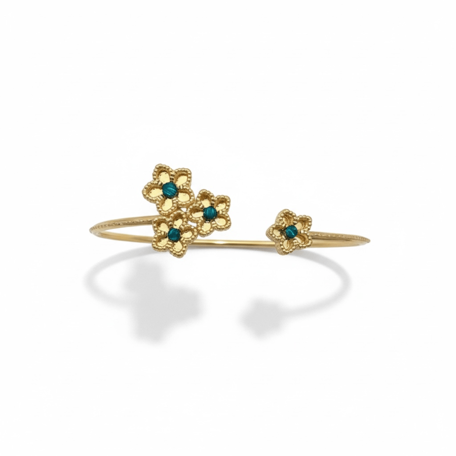 18-karat gold bracelet, weight 9.84 grams