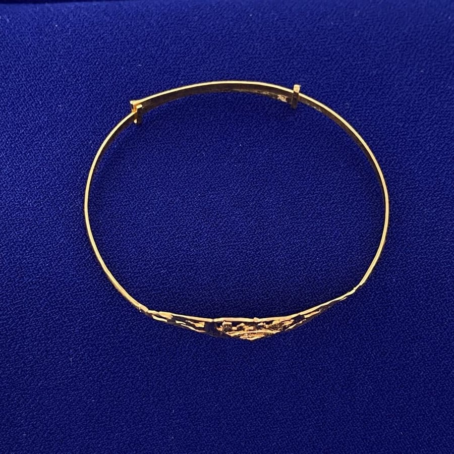 Children's bracelet, 21 karat gold, weight 2.64 grams