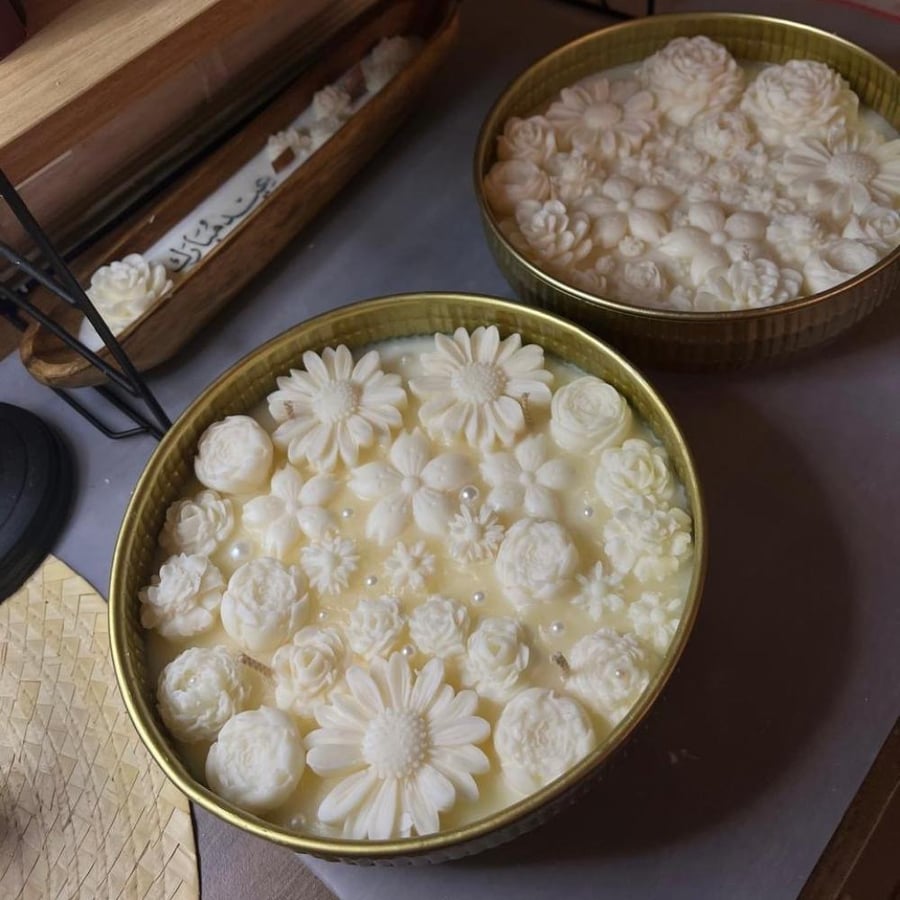 شمعة الهبة وسط قطر 20سم