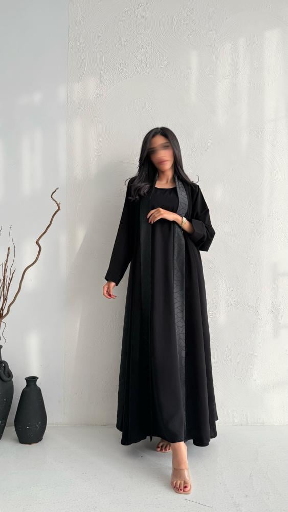 عباية دبل كلوش بكريب إندونيسي وجاكار فاخر