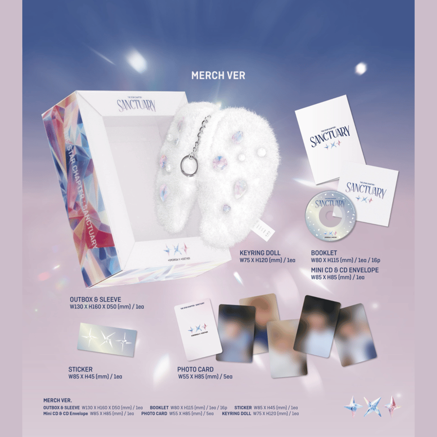 تي اكس تي - ذا ستار تشابتر: سانكشويري - نسخة ميرتش - TXT - The Star Chapter: SANCTUARY - Merch Ver