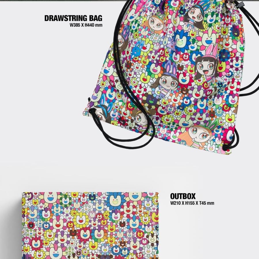 نيوجينز - سوبرناتشورال - نسخة حقيبة موراكامي - NewJeans - Supernatural - NJ X MURAKAMI Drawstring bag ver