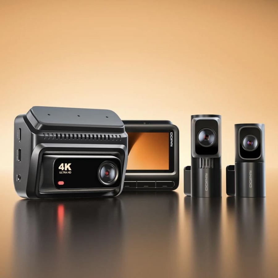 داش كام DDPAI Z60T — نظام تصوير ثلاثي 4k
