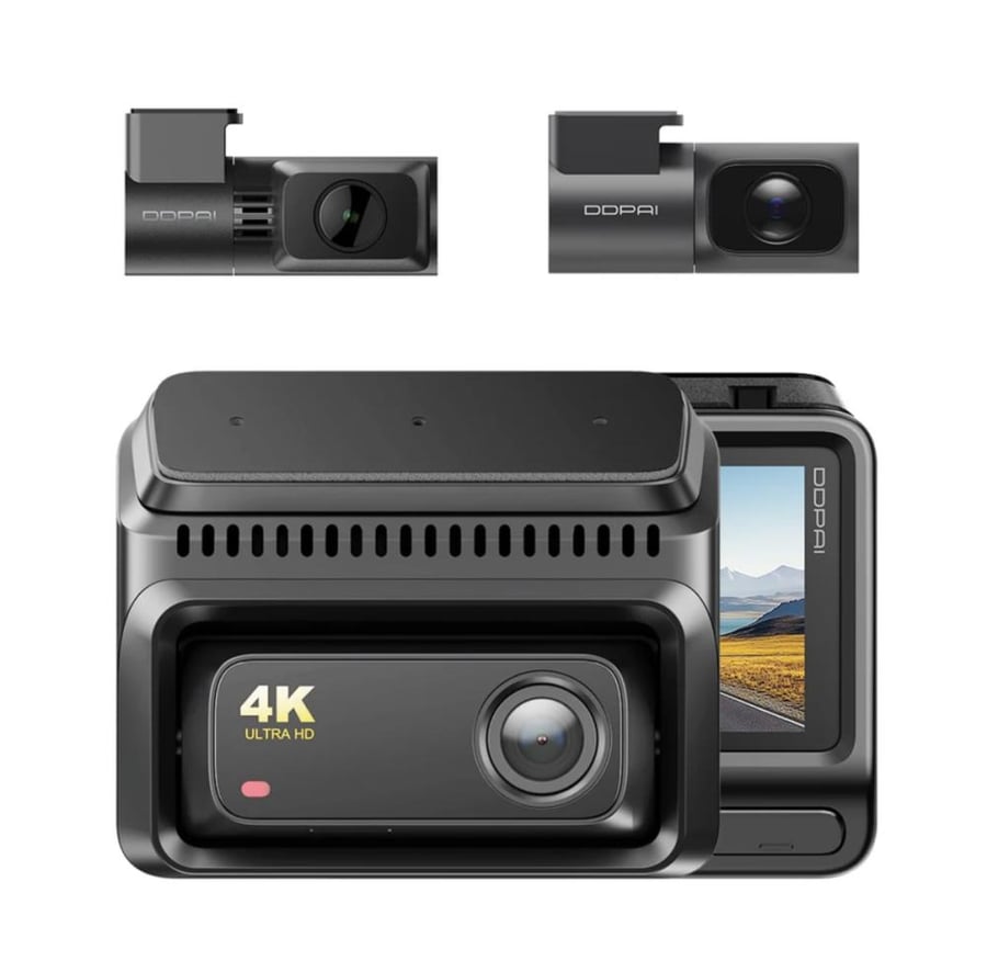 داش كام DDPAI Z60T — نظام تصوير ثلاثي 4k