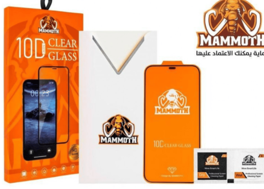 Screen protector for iPhone from Mammoth Glass company