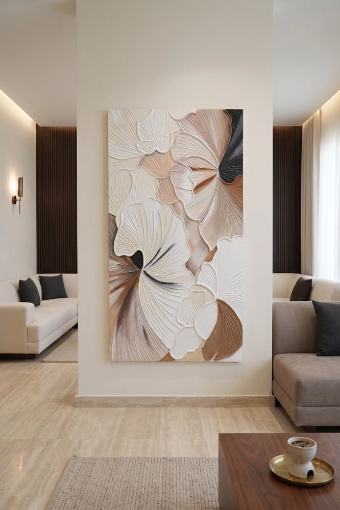 لوحه جبسيه بتصميم فني مميز