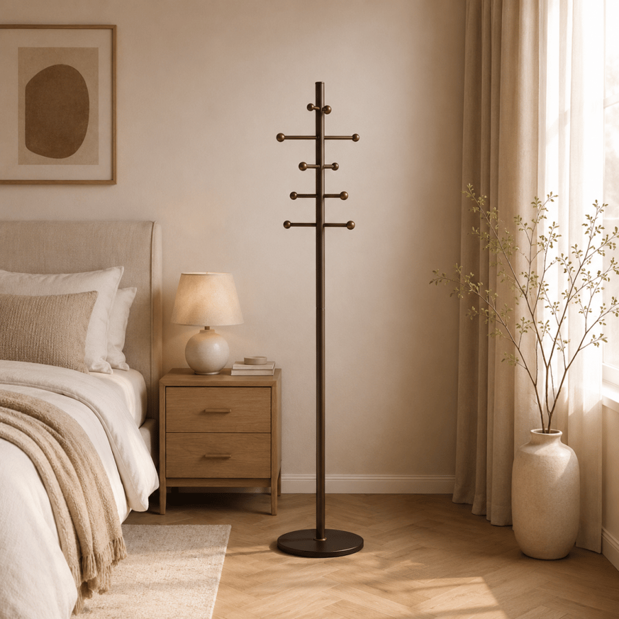 علاقة ملابس باللون كوفىمقاس 190× 36 سم
