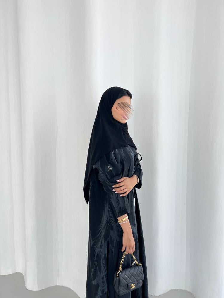 عباية كريب جاكار مموج تركي