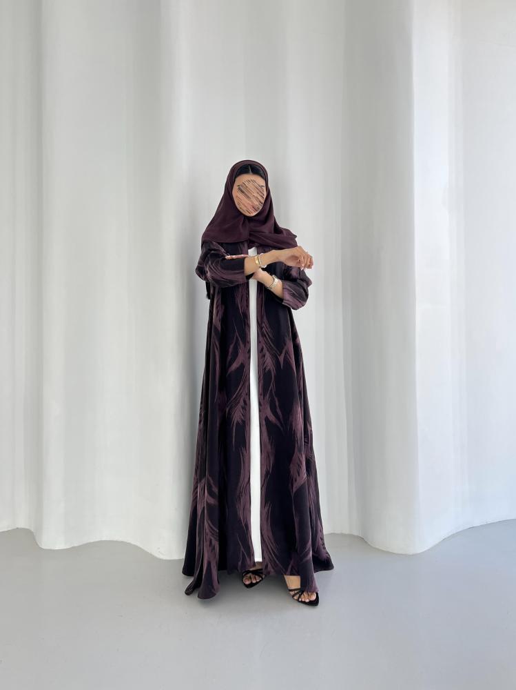 عباية كريب جاكار مموج تركي