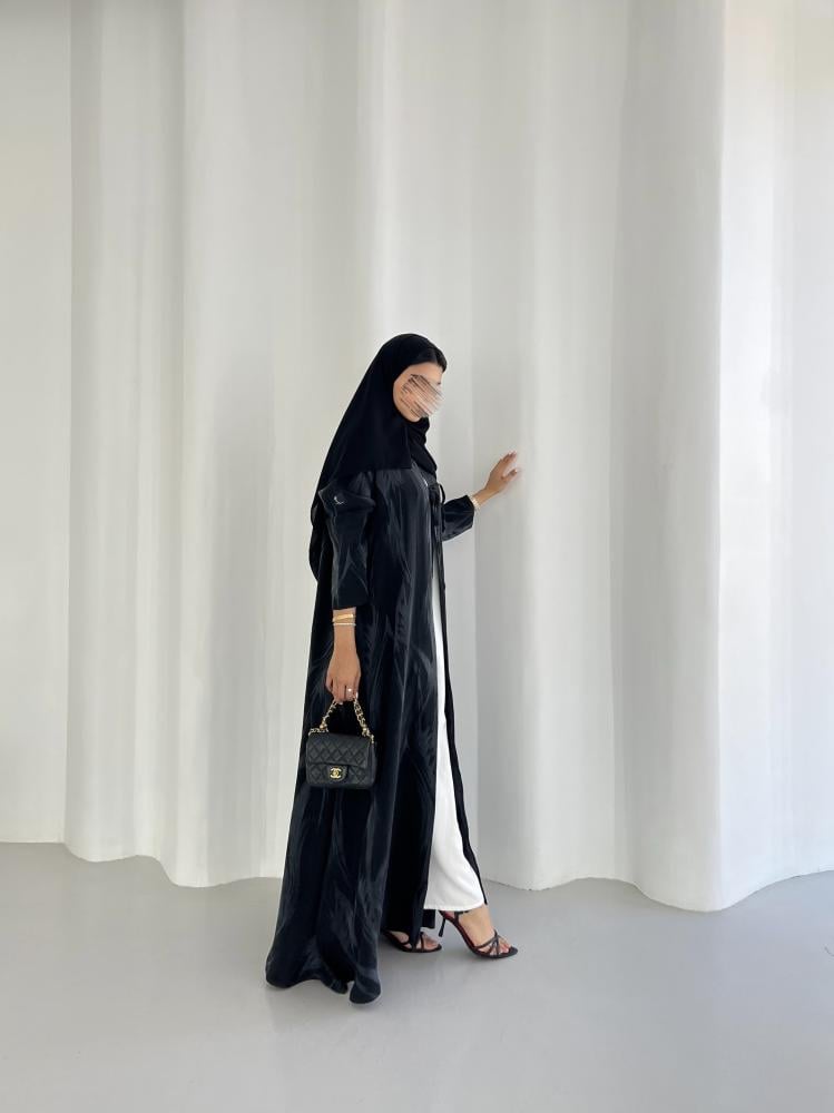 عباية كريب جاكار مموج تركي