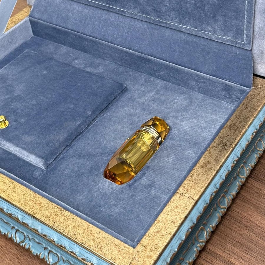 Luxurious velvet box