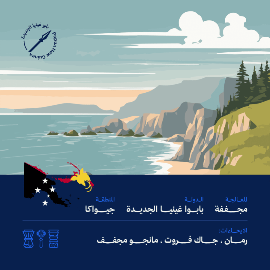 بابوا غينيا- غير مطحونه 250g - متاح