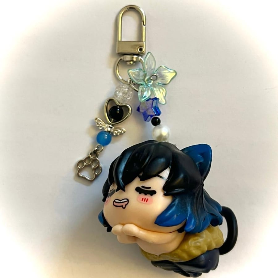 Demon slayer cat keychains/bagcharms