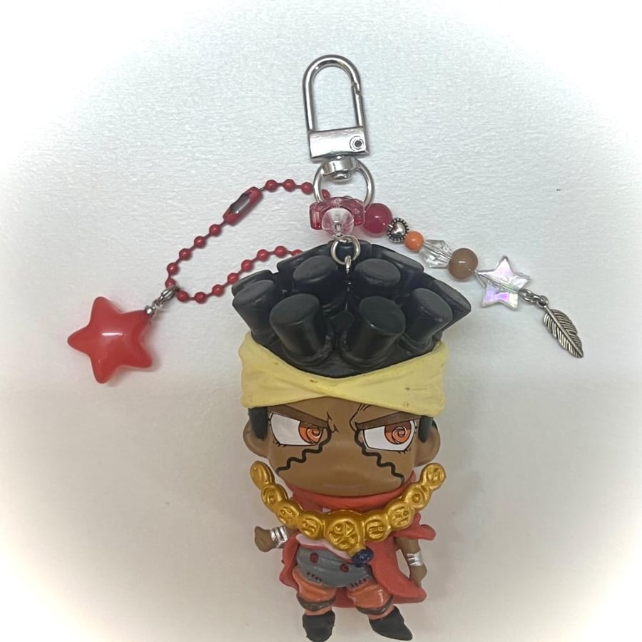jojo’s bizzare adventure keychains/bagcharms