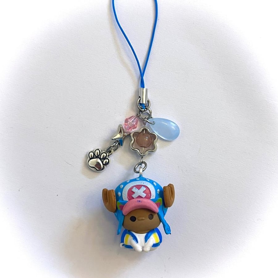 One piece cat phonecharms