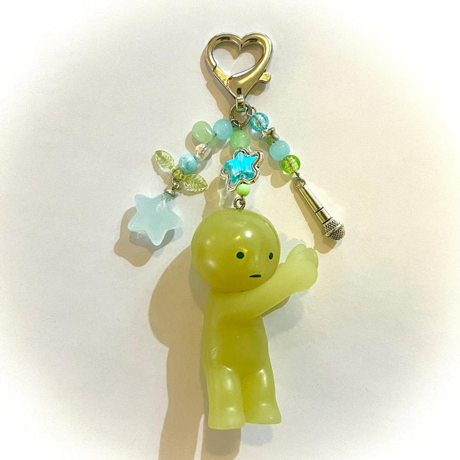 Smiski keychains (glow in the dark)